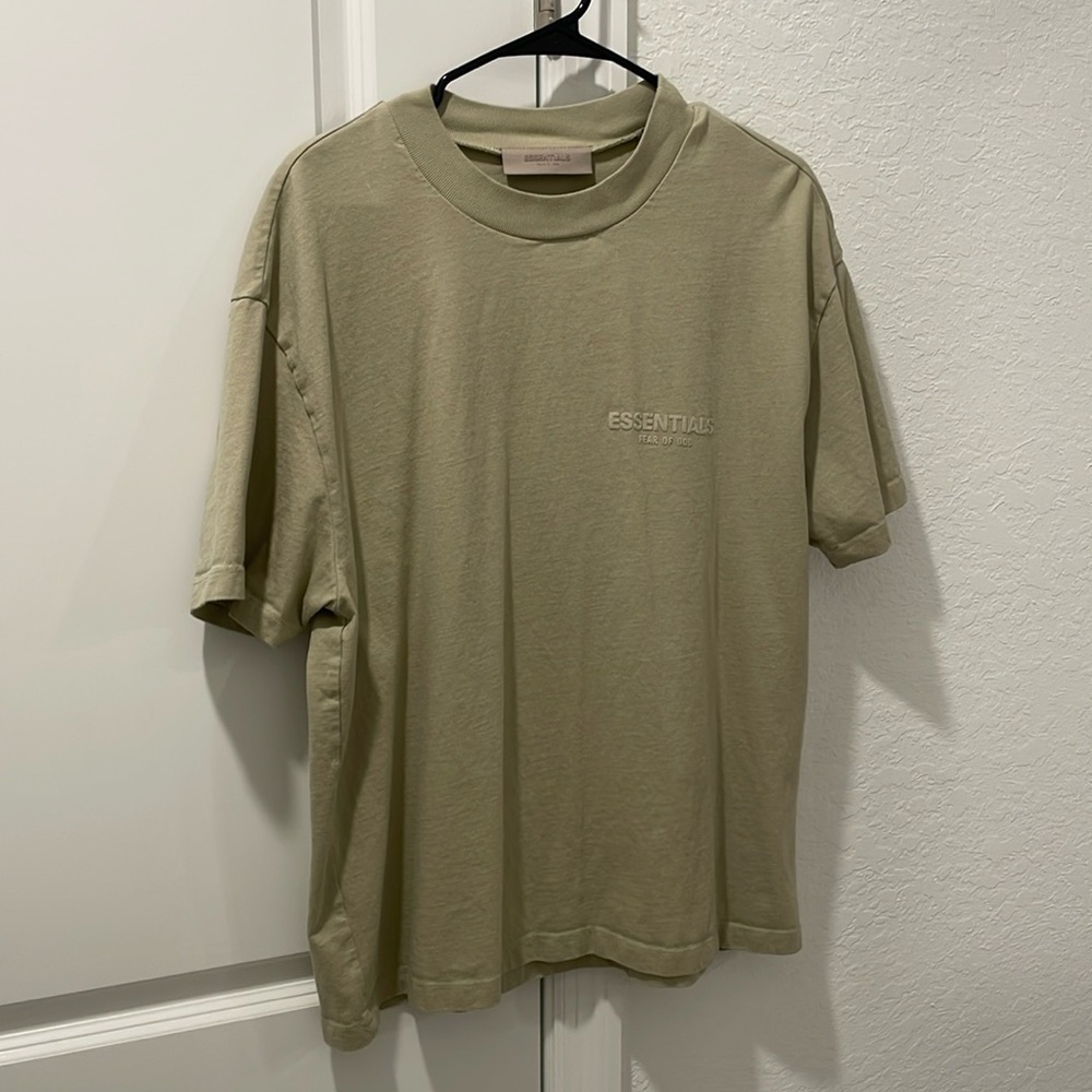 Like New - Essentials Fear of God Tee - Size Small- Tan